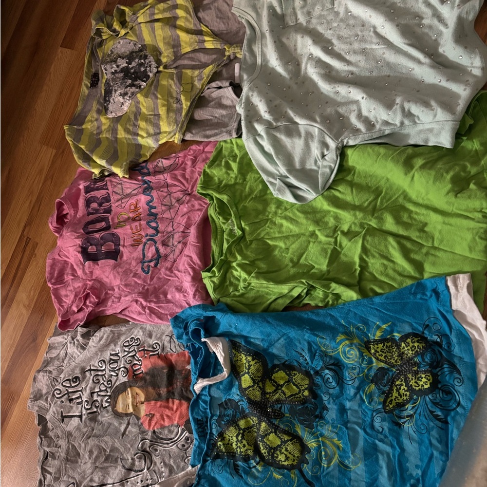 6-Colorful Graphic T-Shirts Collection